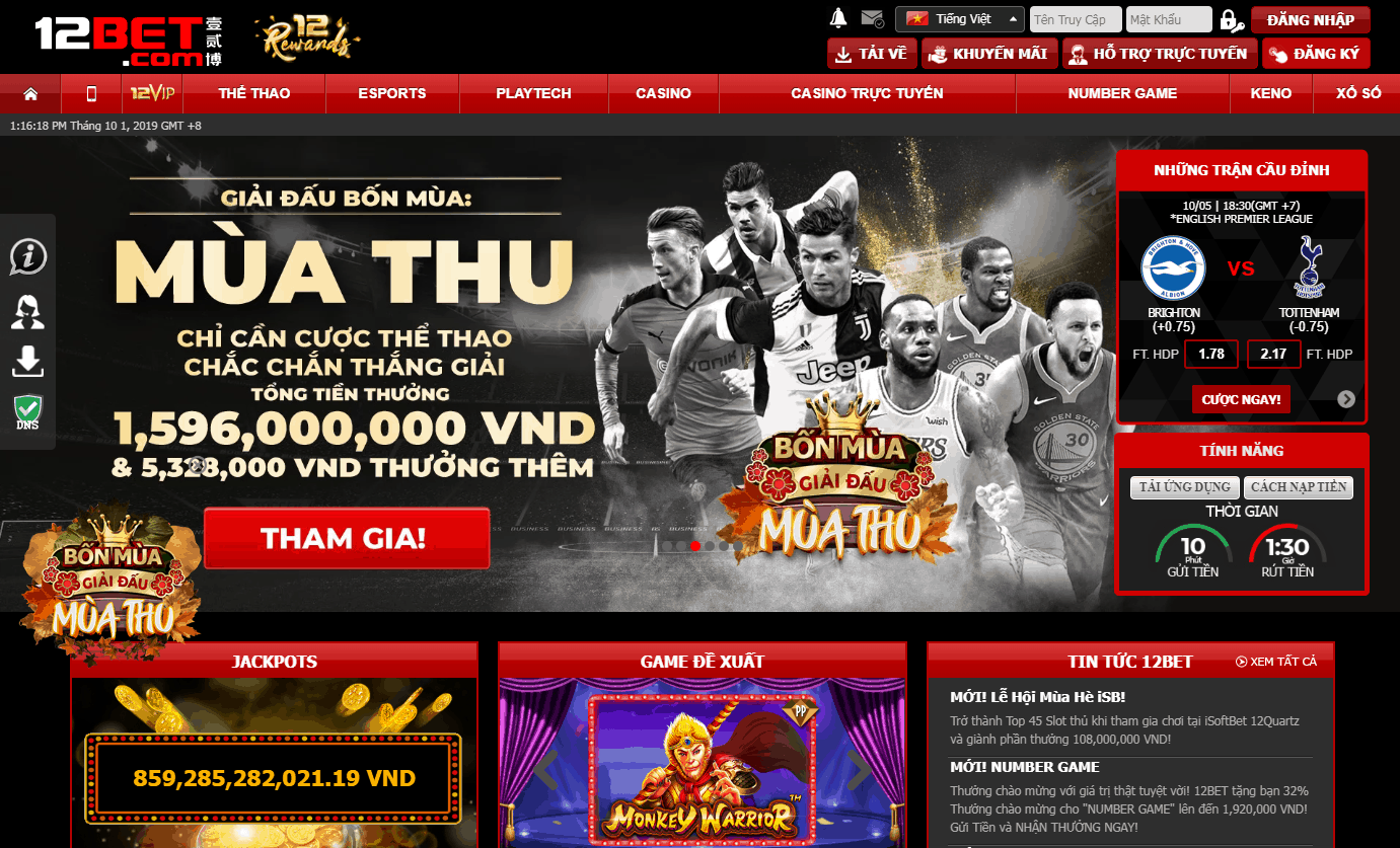 Đánh Baccarat online an toàn tuyệt đối tại 12Bet