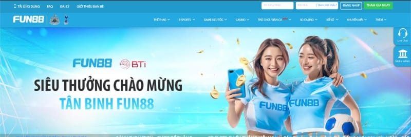 Fun88 – Sàn đánh Baccarat uy tín nhất Châu Á